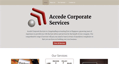 Desktop Screenshot of accedecorp.com